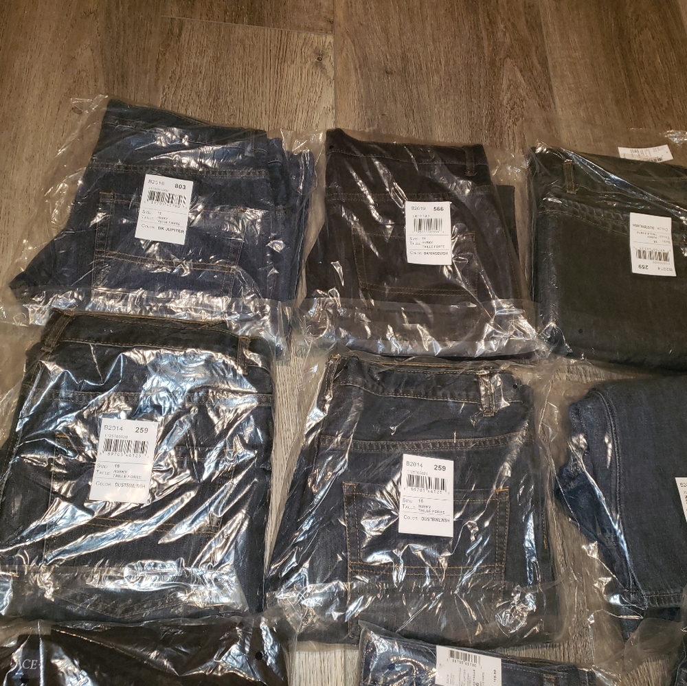 Boys Jeans.  14 dollars a pair